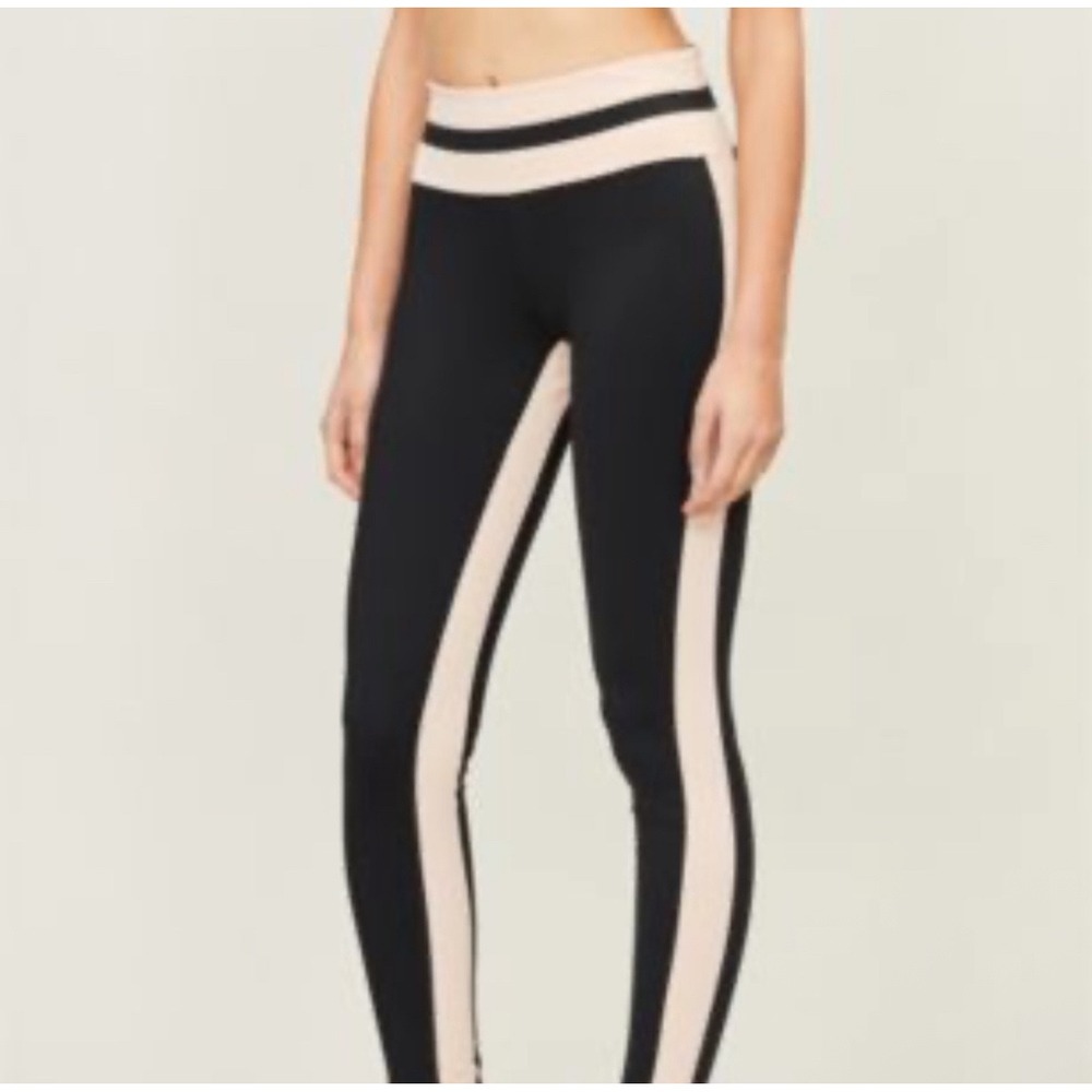 Vaara Flo Colorblock Active‎ Leggings XS Sleek Sculpt Gym Athleisure Sporty EUC